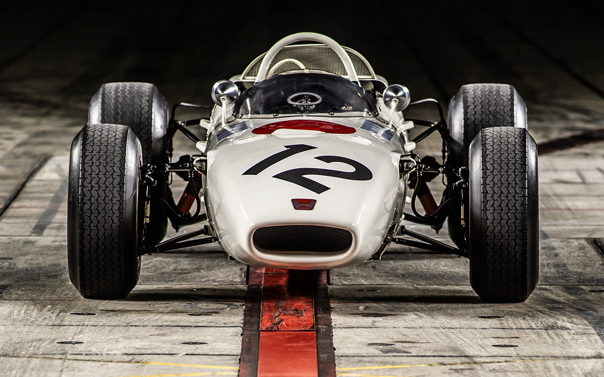 1965年型F1マシン「ホンダRA272」の正面ショット、2019年10月8日(火)