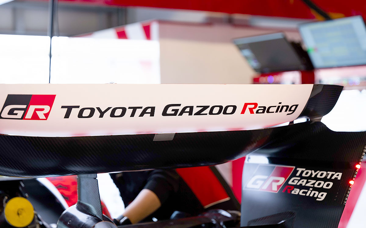 ハースVF-24のリアウイングに掲げられた「TOYOTA GAZOO Racing」のロゴ、2024年10月17日F1アメリカGP