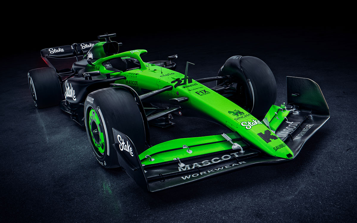 ザウバー（ステイク）が2025年のF1に投入する新車「C45」のカラーリング (4)