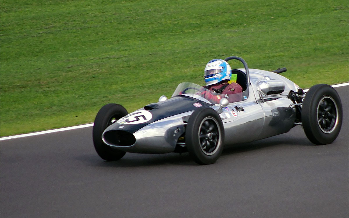 1958年型F1マシン「クーパーT43」、2011年7月22日シルバーストーン・クラシック2011