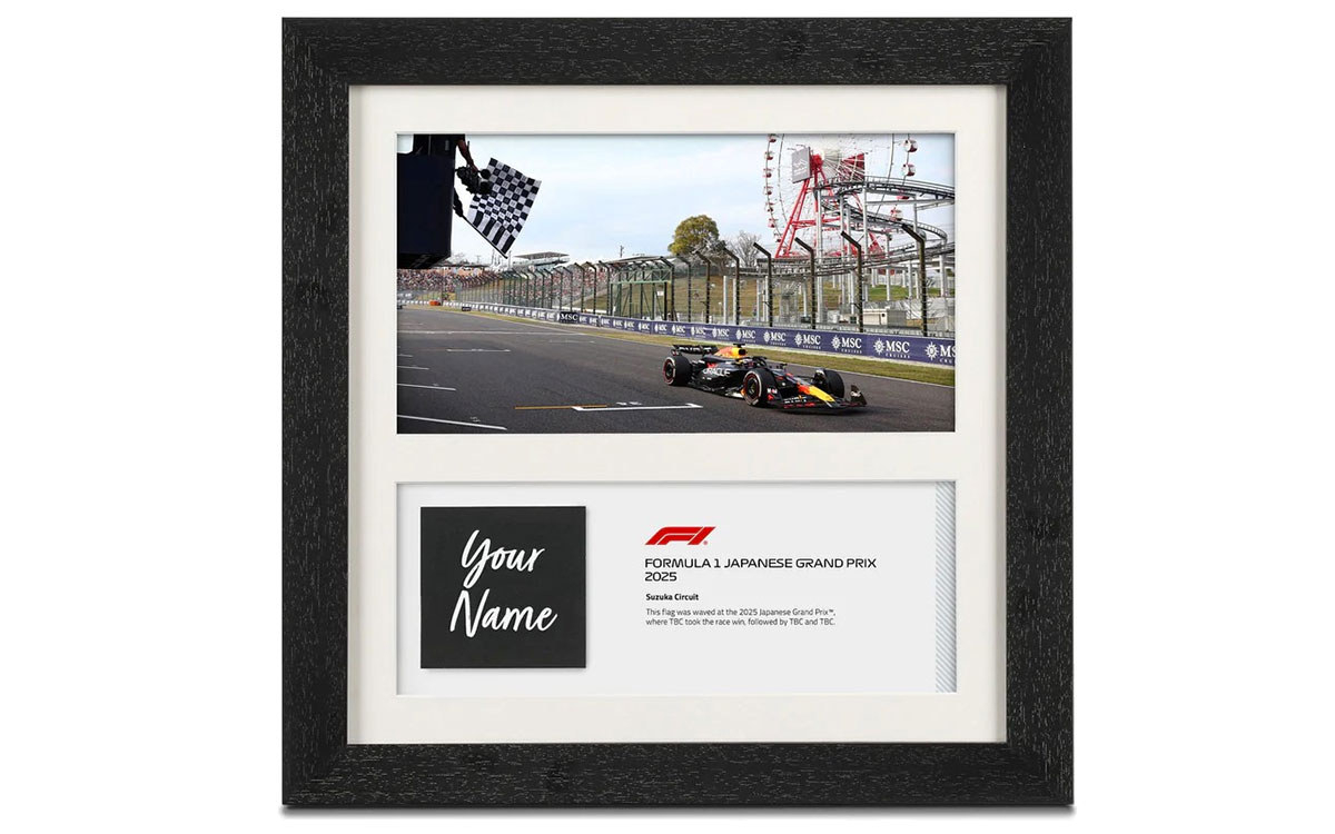 「Own The Chequered Flag」日本GP版の参考イメージ