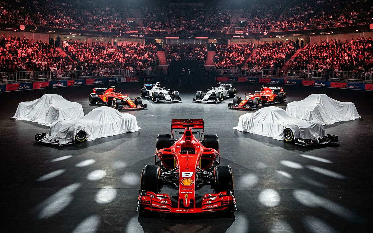 2025年2月18日に開催される「F1 75 LIVE」のイメージ図