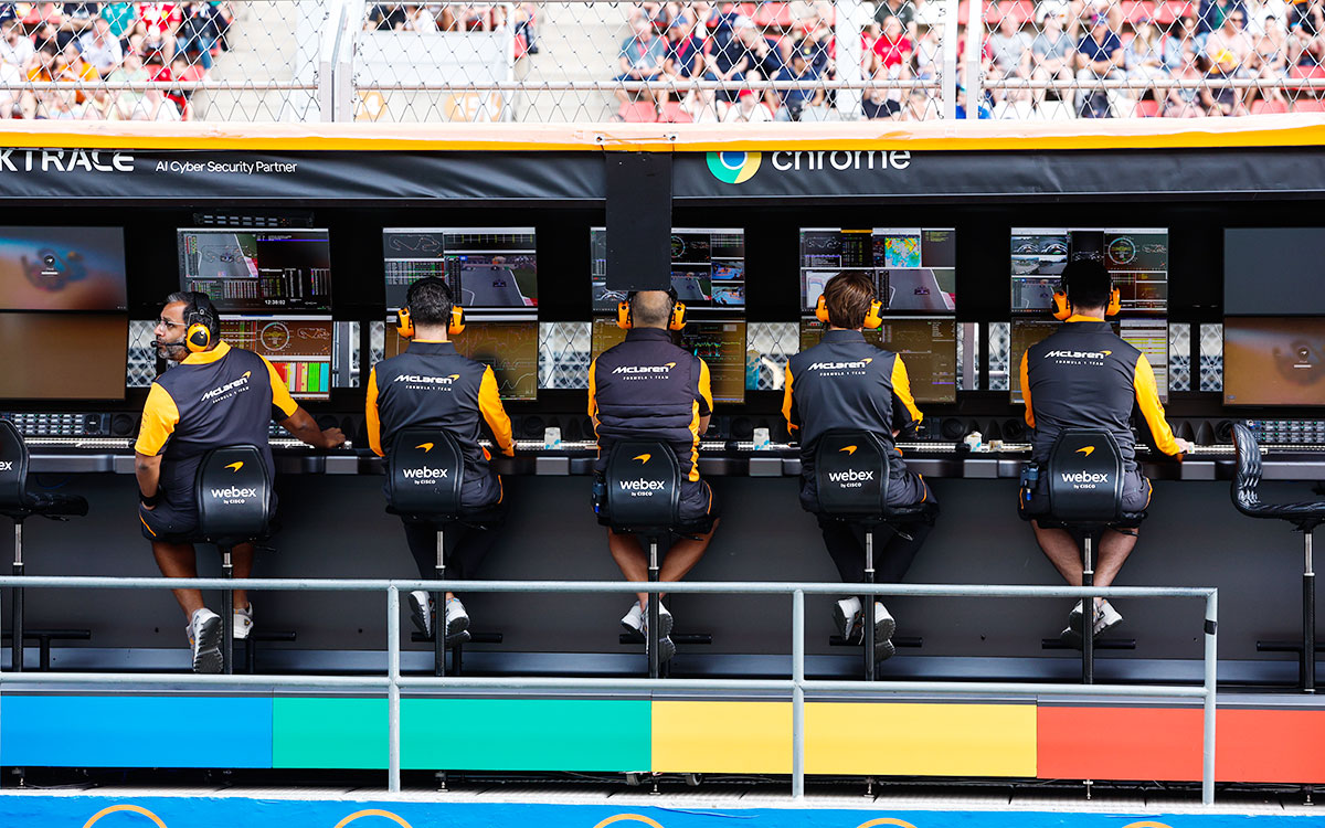 マクラーレンのピットウォーク、2023年F1スペインGP