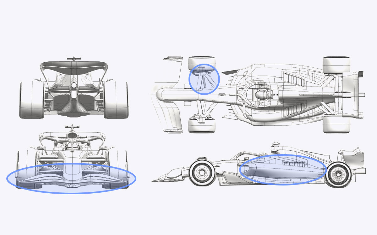 レーシング・ブルズVCARB 02のアップデート箇所、2025年F1オーストラリアGP