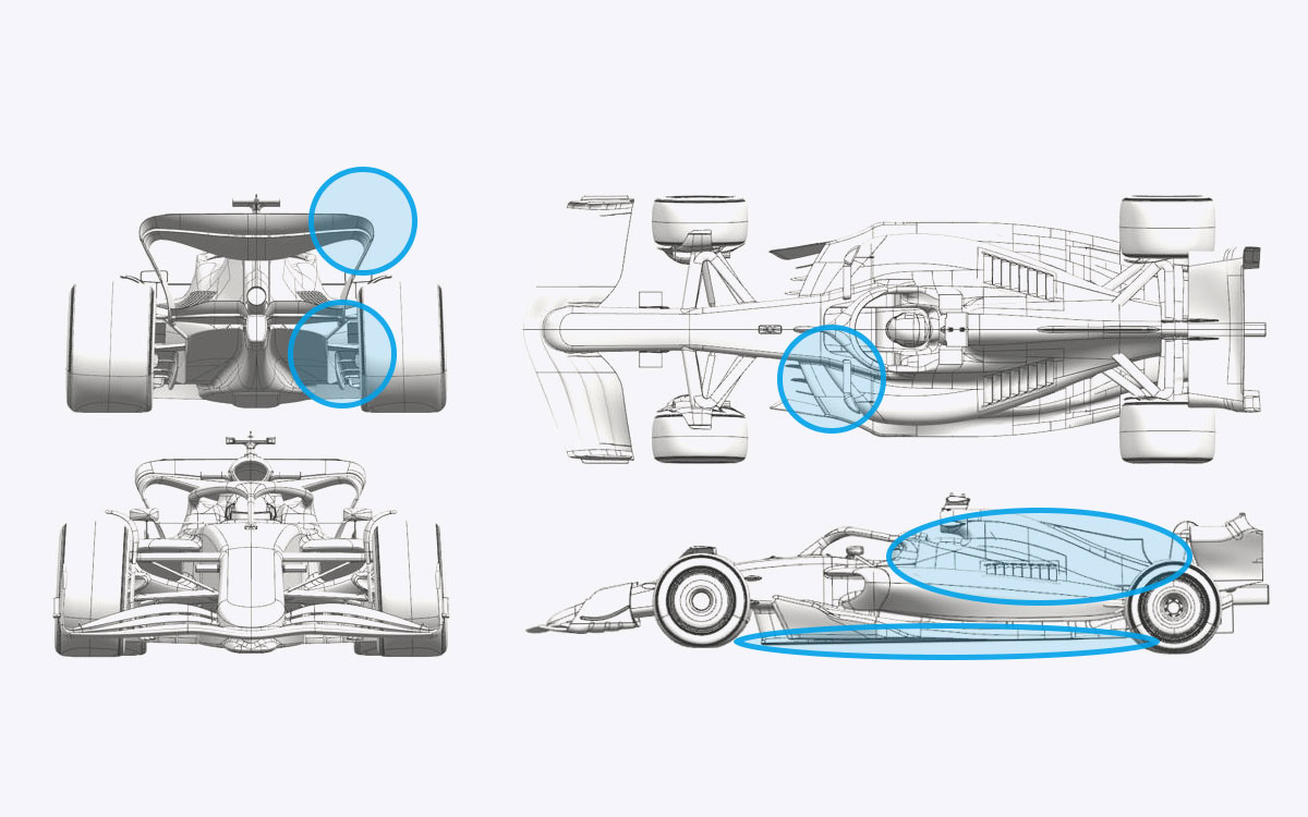 アルピーヌA525のアップデート箇所、2025年F1オーストラリアGP