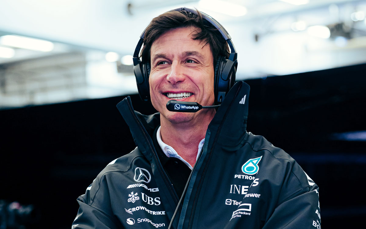 メルセデスのトト・ウォルフ代表兼CEO、2025年F1プレシーズンテスト