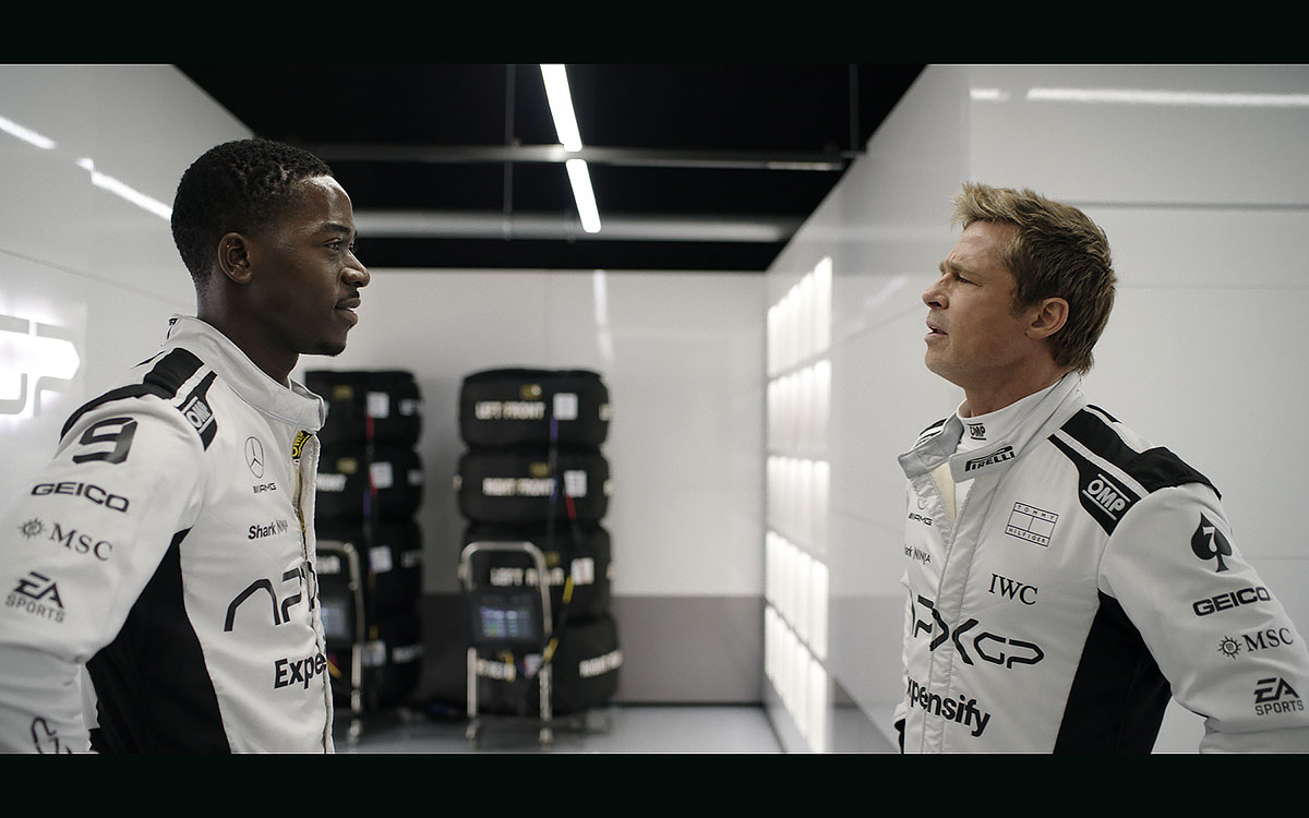 ブラッド・ピット主演の映画「F1」場面写真