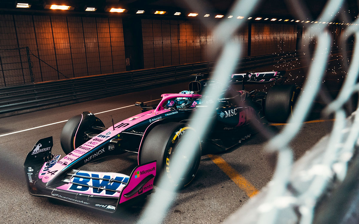 モンテカルロ市街地コースのトンネルを抜けるピエール・ガスリー(アルピーヌ)、2025年5月24日(土) F1モナコGP