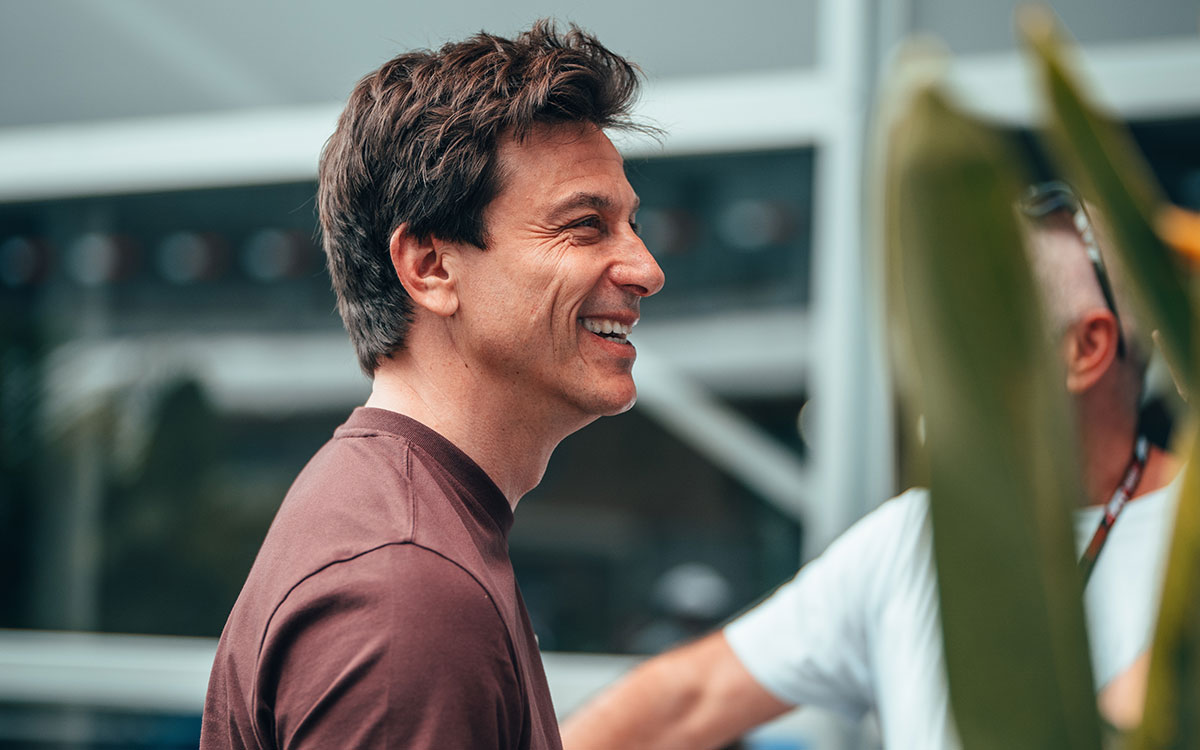 メルセデスのトト・ウォルフ代表、2025年5月2日F1マイアミGPスプリント予選（マイアミ・インターナショナル・オートドローム）