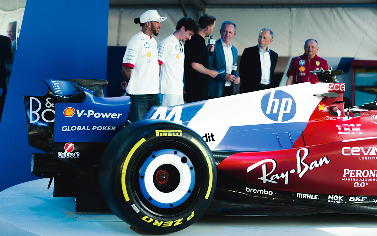 スペシャルリバリーを纏ったSF-25をお披露目するスクーデリア・フェラーリ、2025年F1マイアミGP