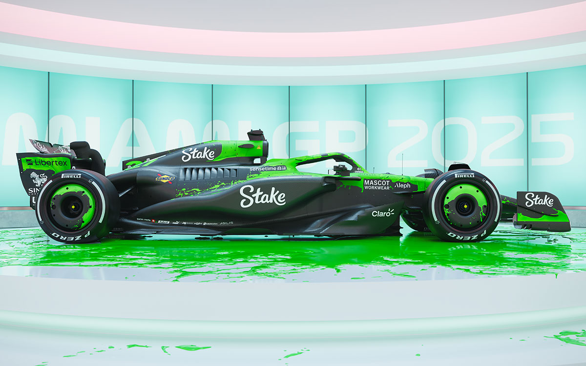 2025年F1マイアミGPでザウバーC45に導入されるスペシャルリバリー (3)