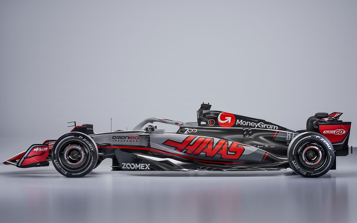 参戦200戦を記念した原点回帰のスペシャルリバリーが施されたハースVF-25、2025年カナダGP (2)