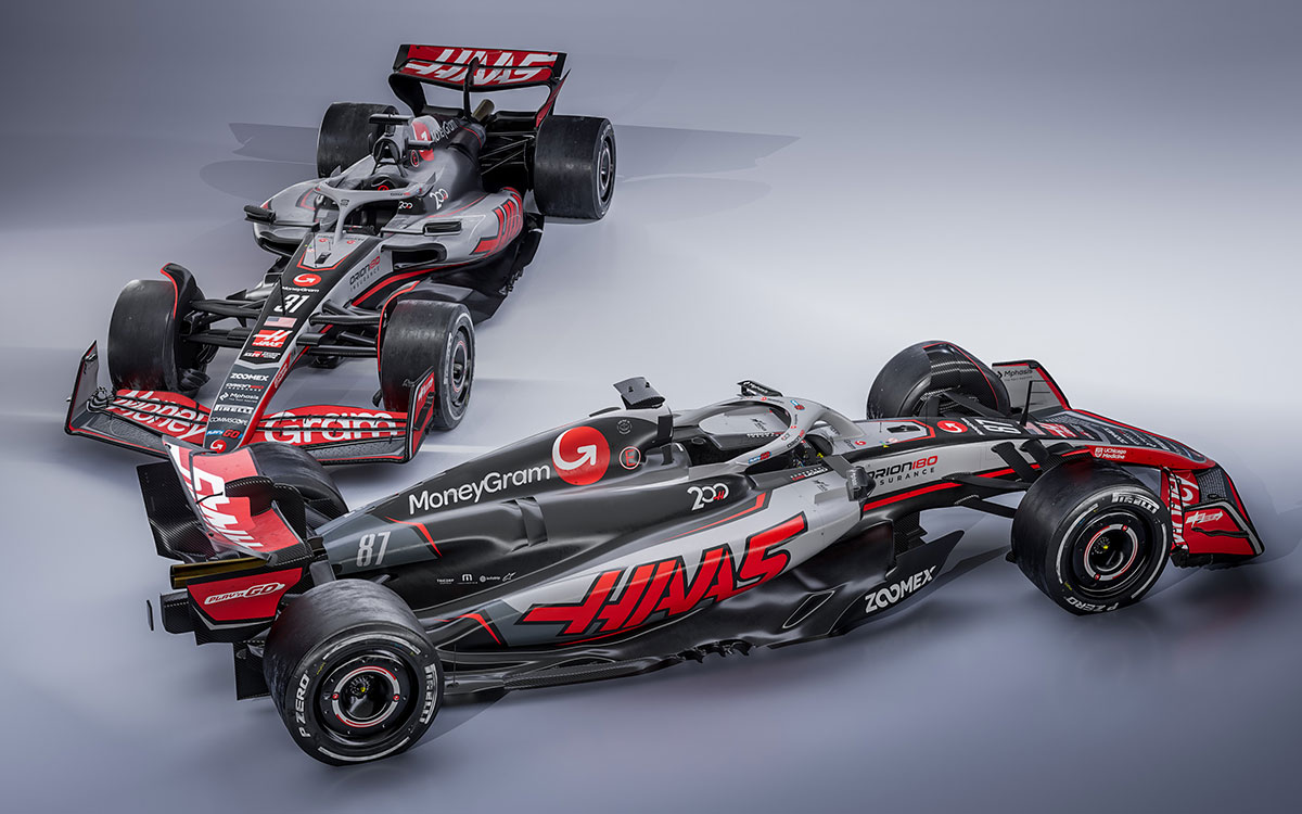 参戦200戦を記念した原点回帰のスペシャルリバリーが施されたハースVF-25、2025年カナダGP (4)
