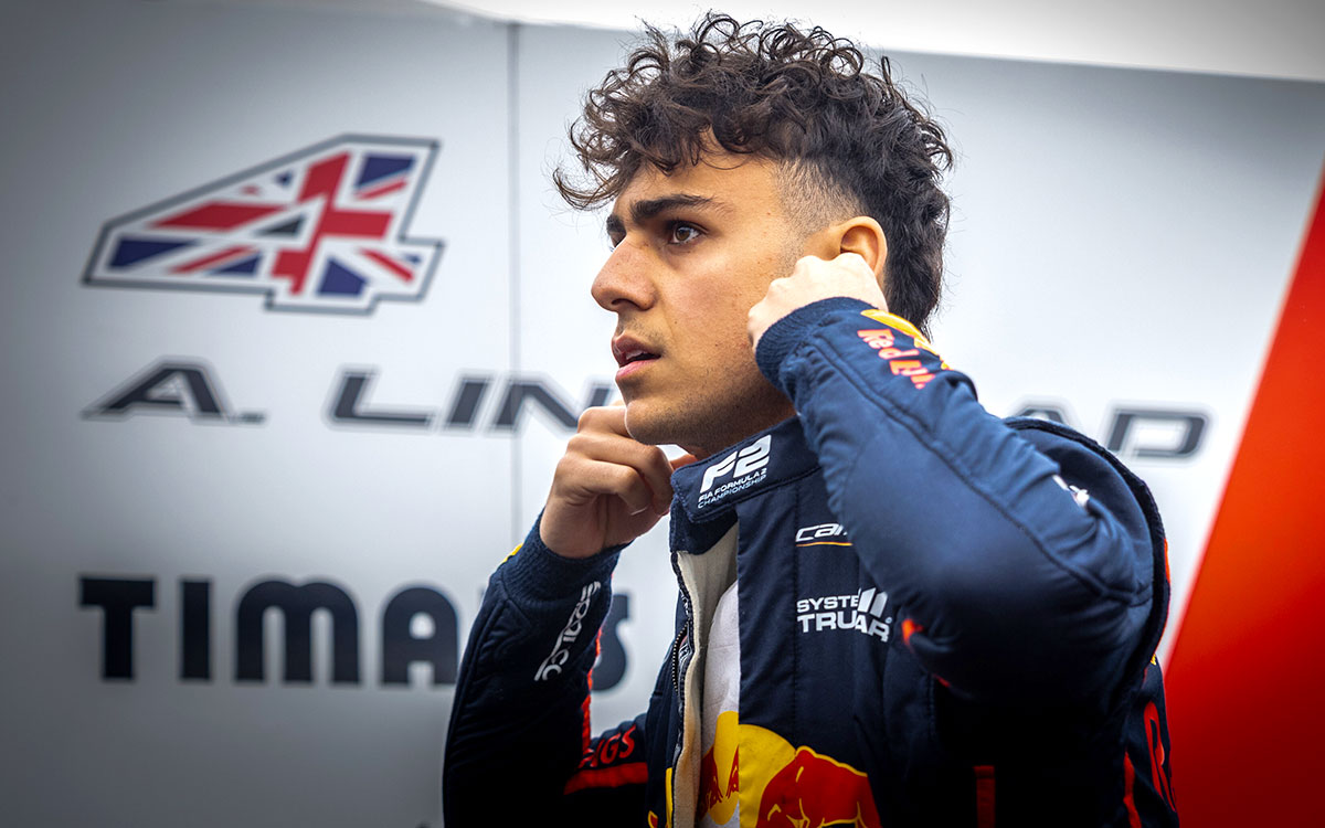 アーヴィッド・リンブラッド(カンポス・レーシング)、2025年5月16~18日FIA-F2選手権第4戦イモラにて
