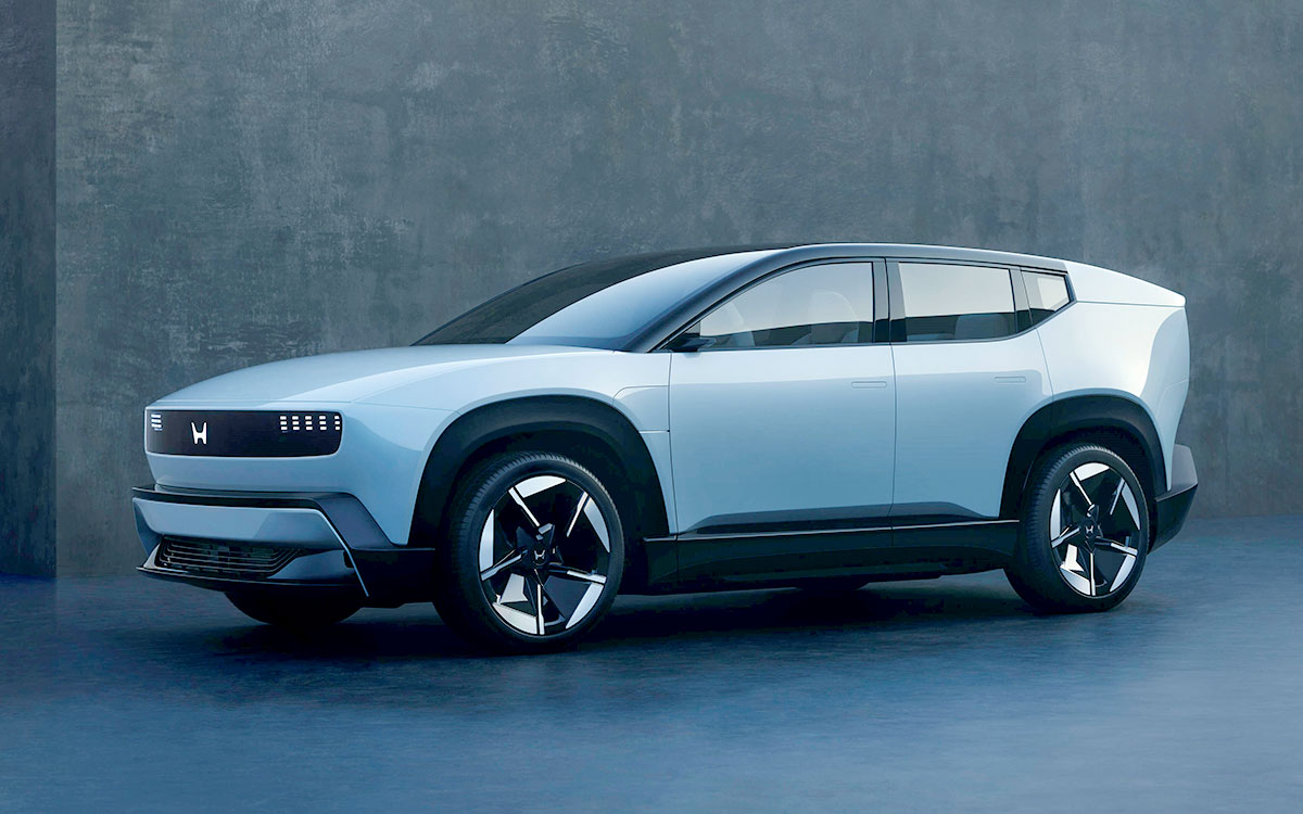 2026年に市販化予定の中型電動SUV「ホンダ 0 SUV」のプロトタイプ