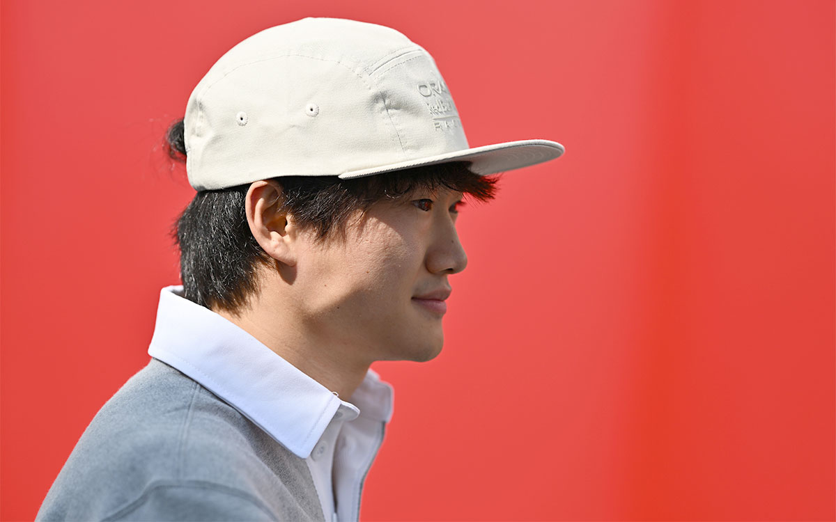 最終プラクティスに向けてパドック入りする角田裕毅(レッドブル)、2025年6月14日(土) F1カナダGP(ジル・ビルヌーブ・サーキット)