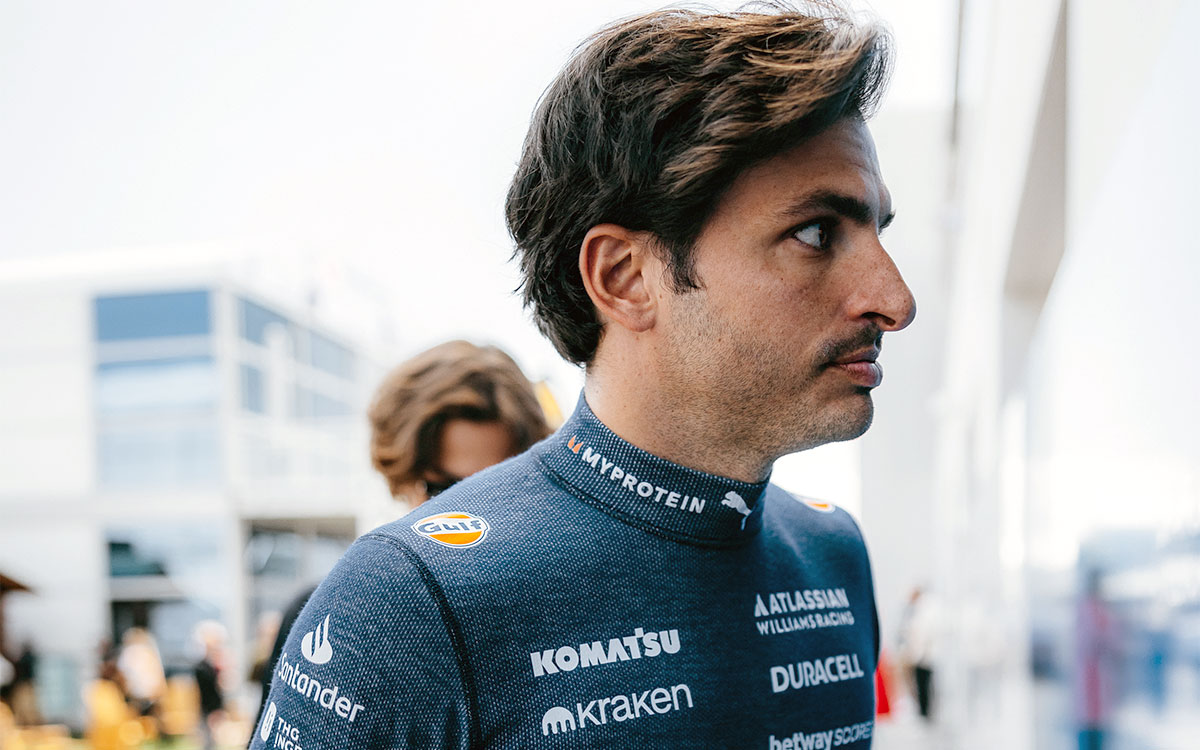 ホスピタリティに向かうカルロス・サインツ(ウィリアムズ)、2025年6月13日(金) F1カナダGP(ジル・ビルヌーブ・サーキット)