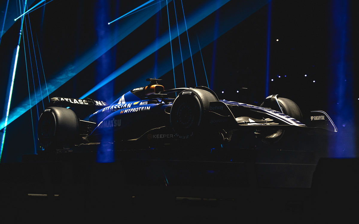 ロンドンのO2アリーナで行われたウィリアムズの2025年型FW47リバリー発表、2025年2月18日(火) F1 75ライブイベント