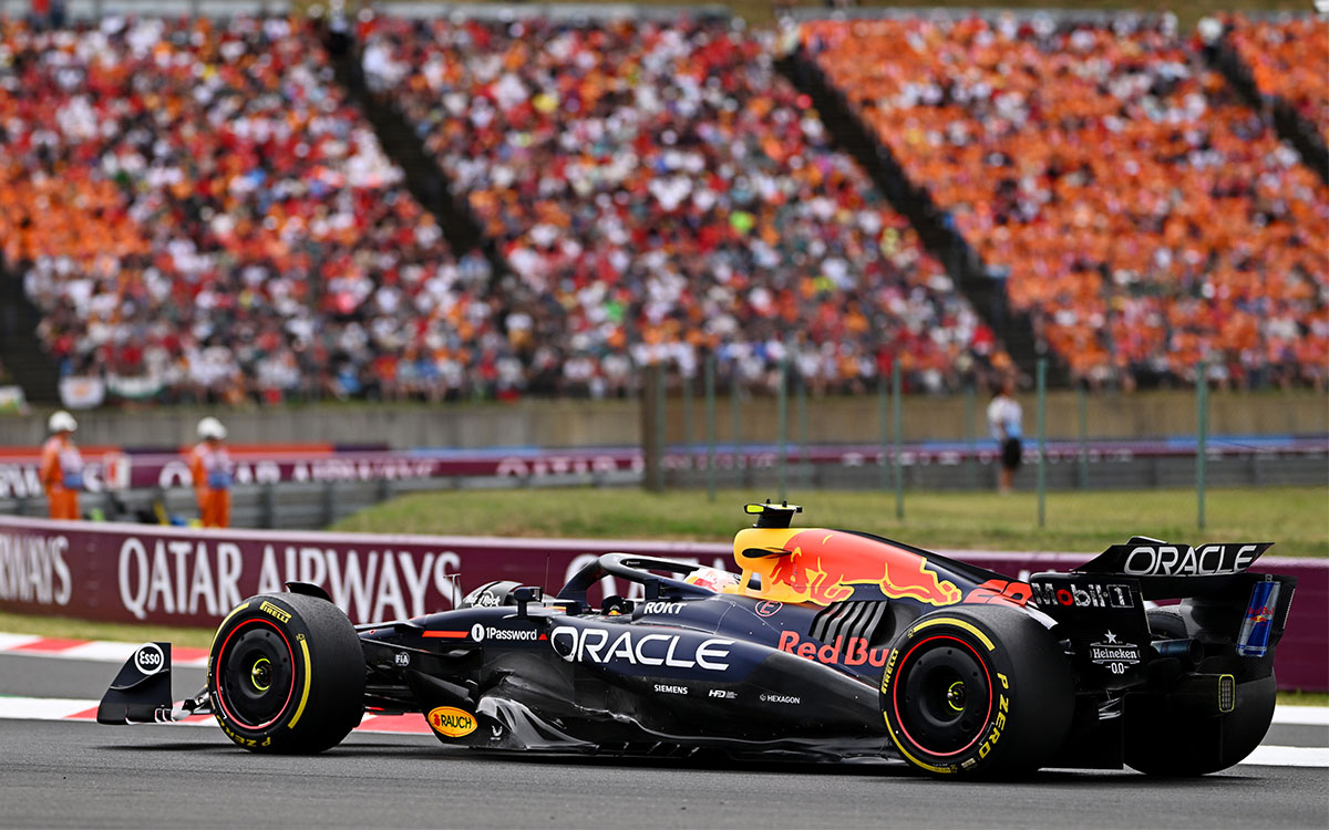 決勝でレッドブルRB21をドライブする角田裕毅、2025年8月3日(日) F1ハンガリーGP（ハンガロリンク）