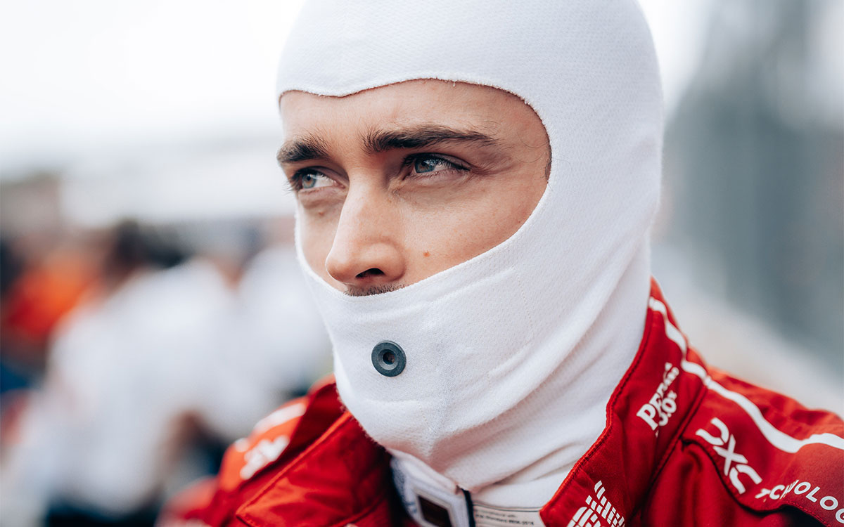 決勝レースを前にグリッド上で準備をするシャルル・ルクレール(フェラーリ)、2025年8月3日(日) F1ハンガリーGP(ハンガロリンク)