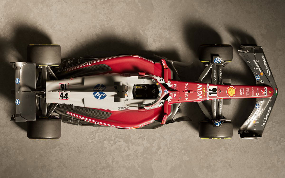 2025年F1イタリアGPで投入されるスペシャルリバリーのスクーデリア・フェラーリSF-25、1975年にニキ・ラウダがフェラーリで初のドライバーズタイトルを獲得してから50周年を記念して (7)