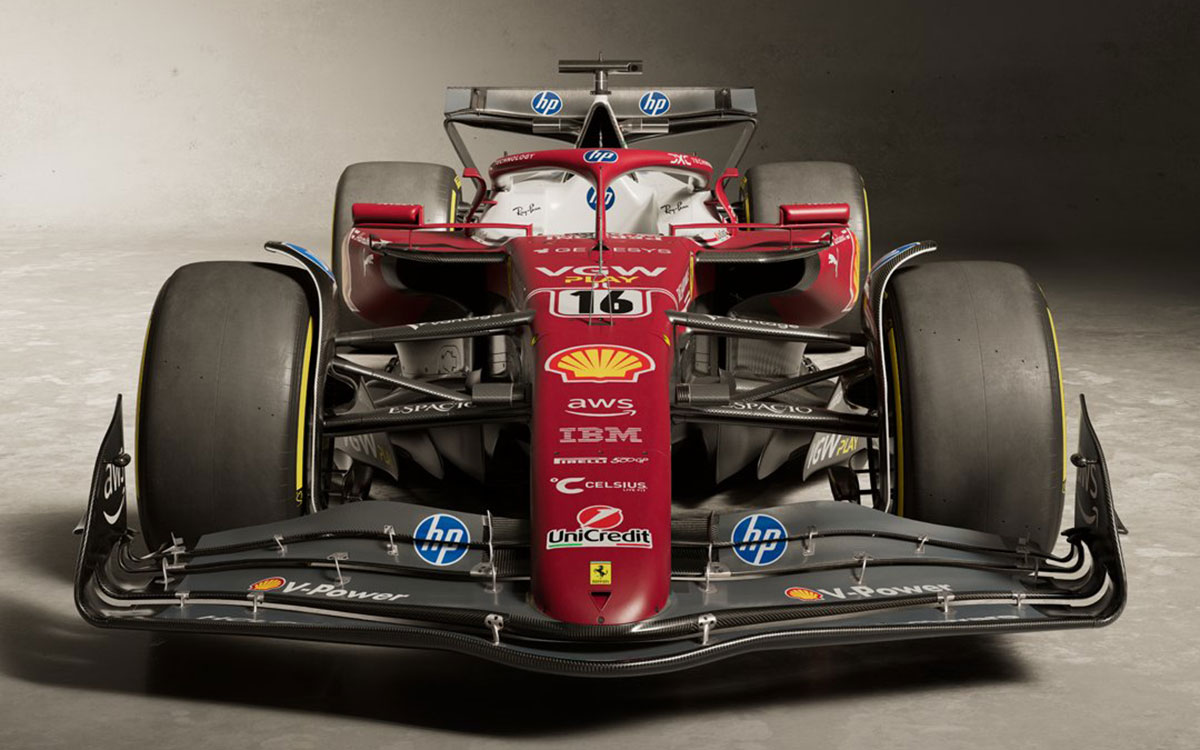 2025年F1イタリアGPで投入されるスペシャルリバリーのスクーデリア・フェラーリSF-25、1975年にニキ・ラウダがフェラーリで初のドライバーズタイトルを獲得してから50周年を記念して (1)