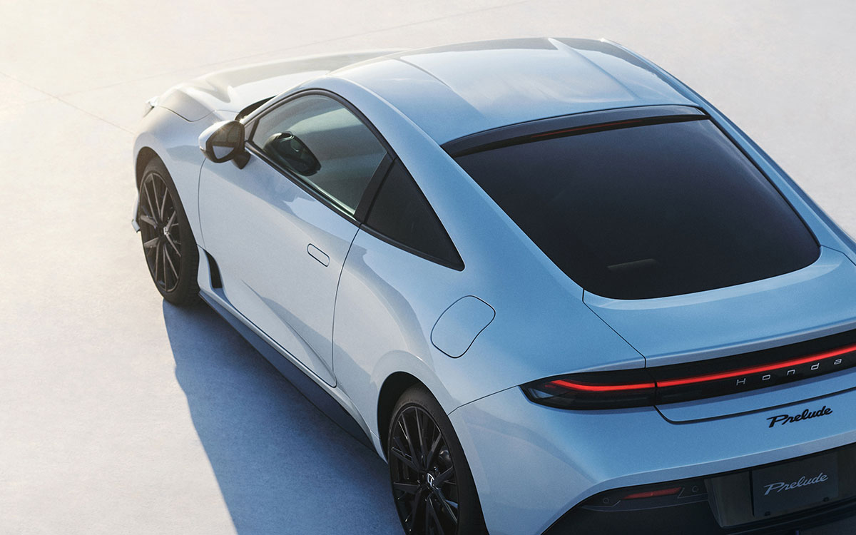 ホンダ新型プレリュード、外装リア（ムーンリットホワイト・パール）