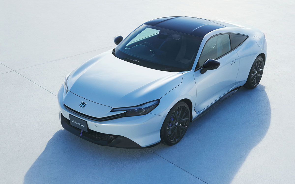 ホンダ新型プレリュード、Honda ON Limited Editionスタイリング　フロント（ムーンリットホワイト・パール&ブラック） &ブラック）