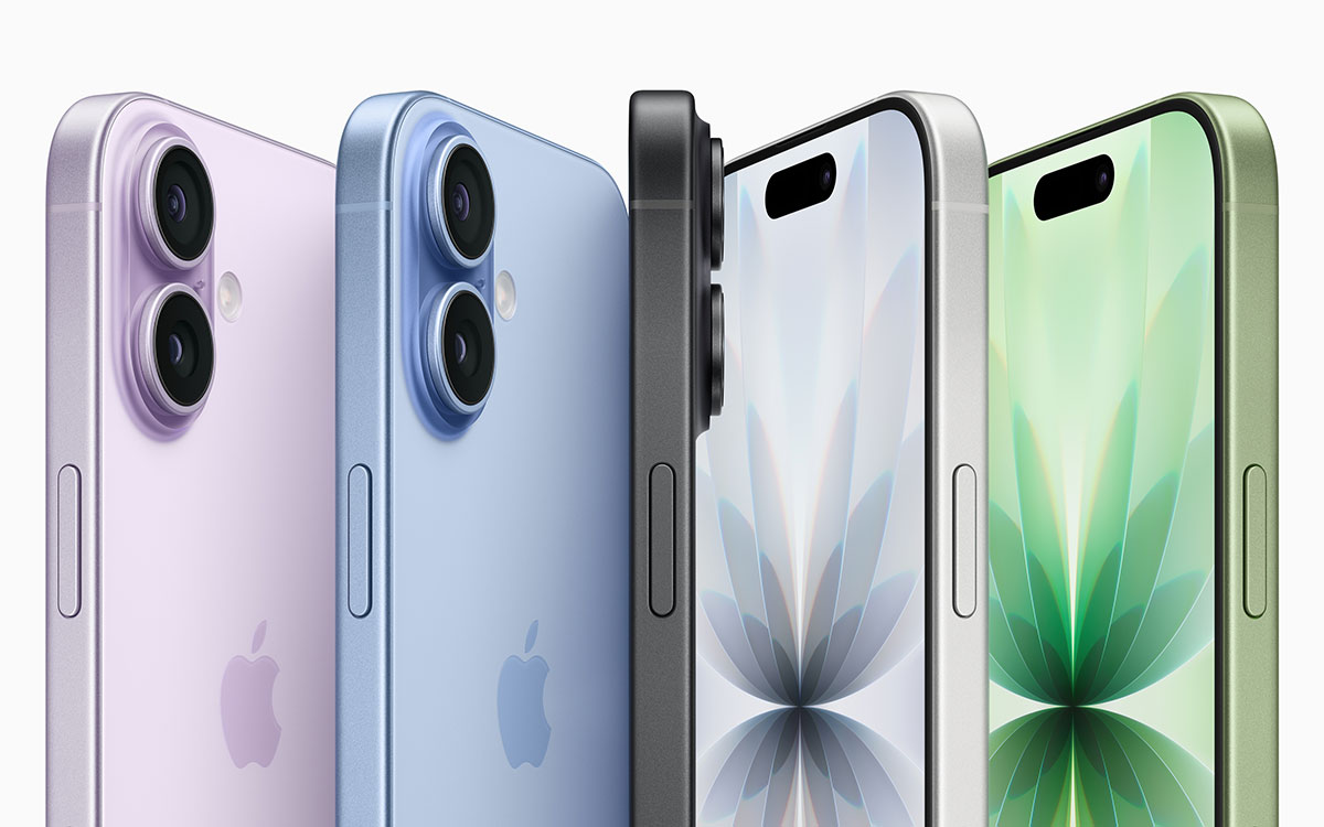 ブラック、ラベンダー、ミストブルー、セージ、ホワイトの5カラーから選べるiPhone 17