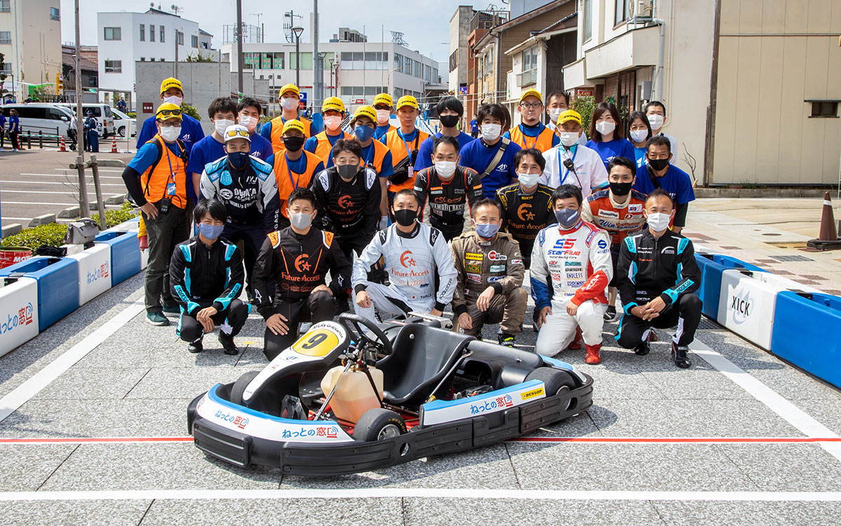 A1市街地グランプリGOTSU2020決勝レースの様子 (1)