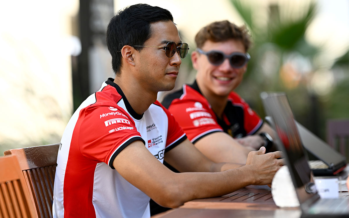 平川亮（ハースF1リザーブドライバー）、2025年12月4日(木) F1アブダビGPメディアデー（ヤス・マリーナ・サーキット）