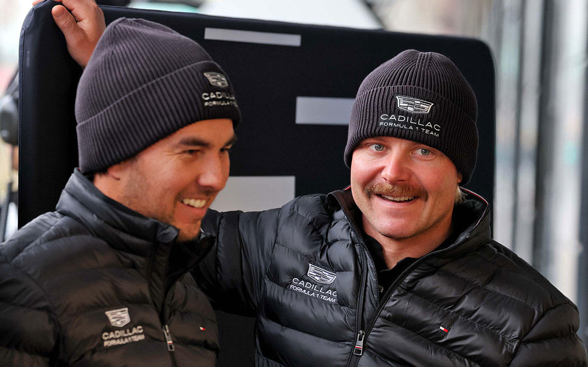 セルジオ・ペレスとバルテリ・ボッタス、2026年1月16日キャデラックF1シェイクダウン（シルバーストン・サーキット）