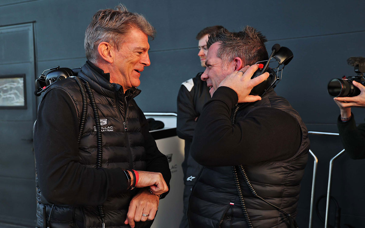 チーム代表のグレアム、2026年1月16日キャデラックF1シェイクダウン（シルバーストン・サーキット）