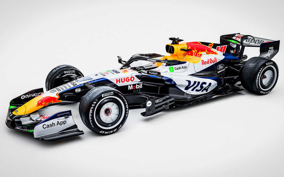 2026年型F1マシンに採用されるレーシング・ブルズのリバリーを示す3Dレンダリング画像、2026年1月15日 (9)