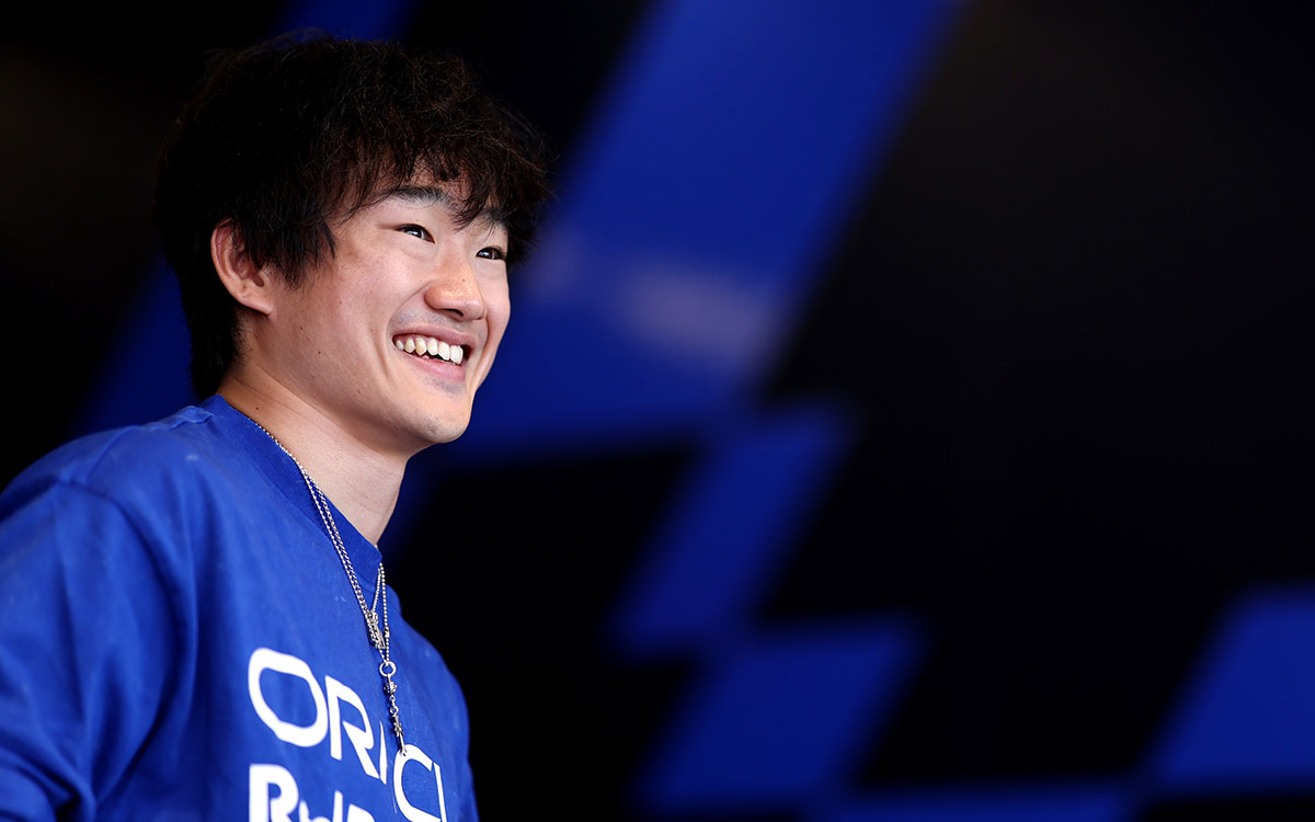 笑顔を見せる角田裕毅（レッドブル・レーシング）、2026年3月5日(木) F1オーストラリアGPプレビュー（アルバート・パーク・サーキット）