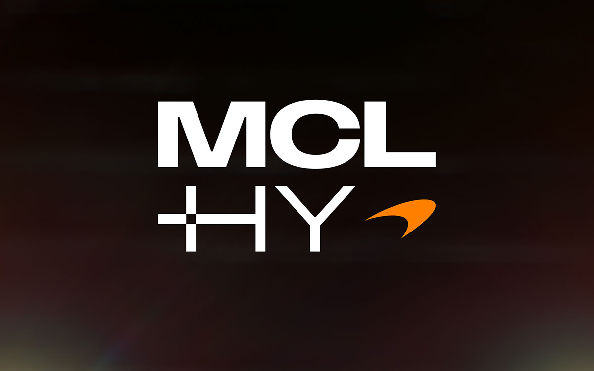 マクラーレンが2027年のFIA世界耐久選手権（WEC）およびル・マン24時間レースに投入する初のLMDhハイパーカー「McLaren MCL-HY」のロゴ、2026年4月24日