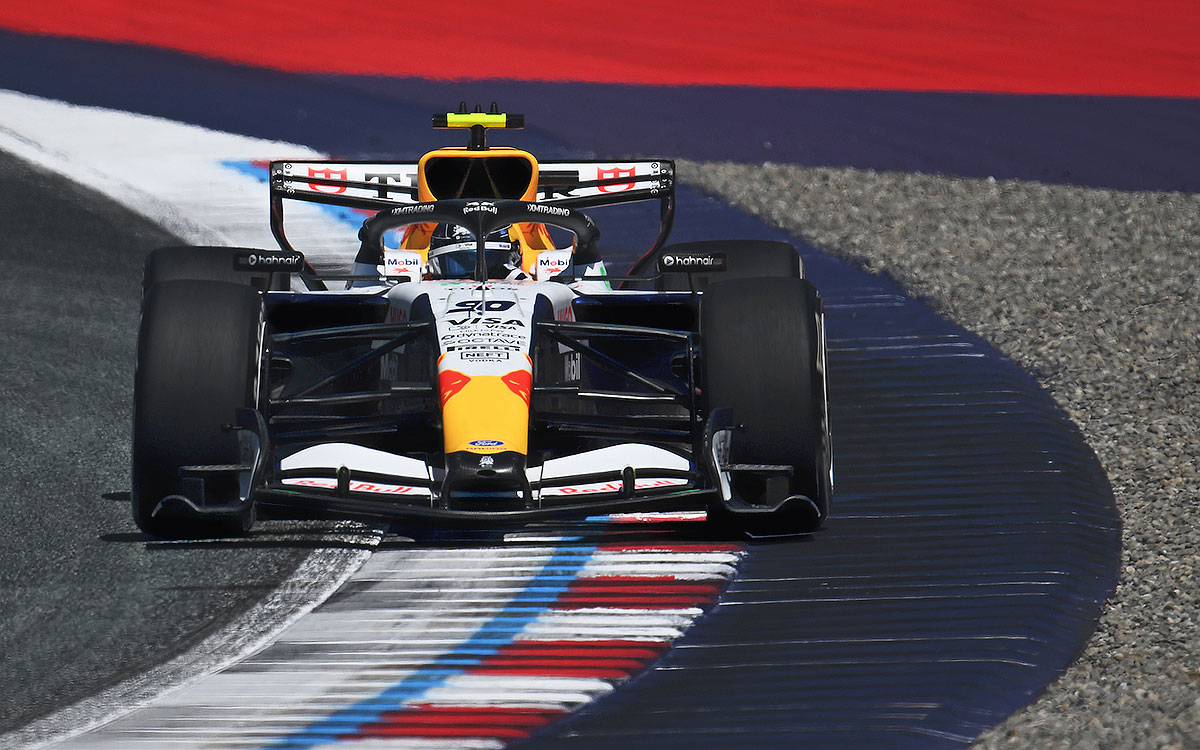レッドブル・リンクを走行する岩佐歩夢のレーシング・ブルズVCARB 03、2026年6月26日(金) F1オーストリアGP FP1