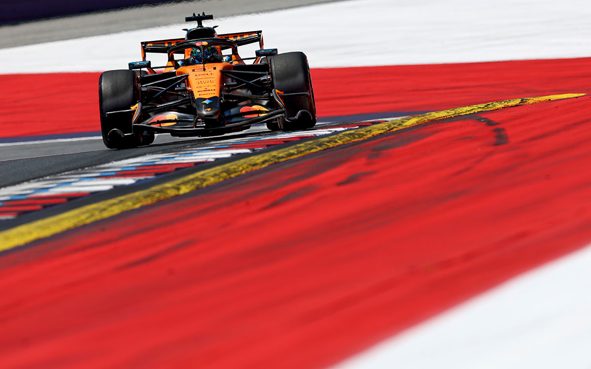 レッドブル・リンクを走行するランド・ノリス(マクラーレン)、2026年6月27日(土) F1オーストリアGP予選