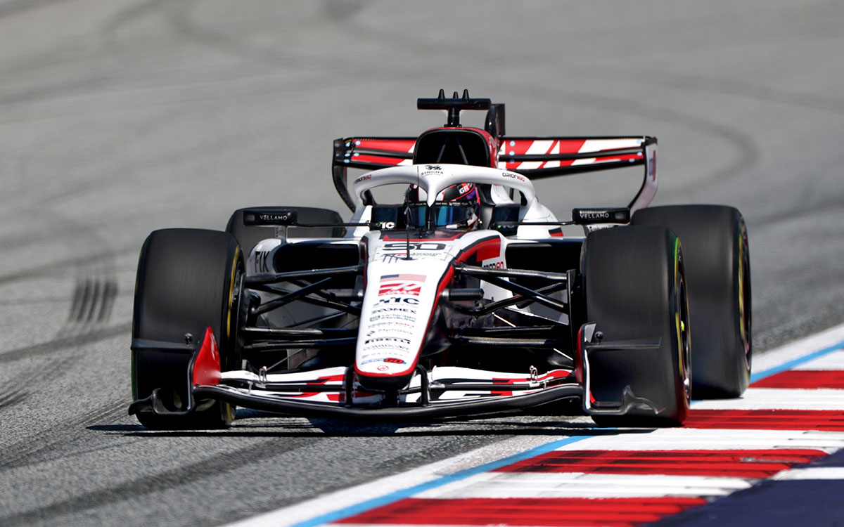 レッドブル・リンクを走行する平川亮のハースVF-26、2026年6月26日(金) F1オーストリアGP FP1