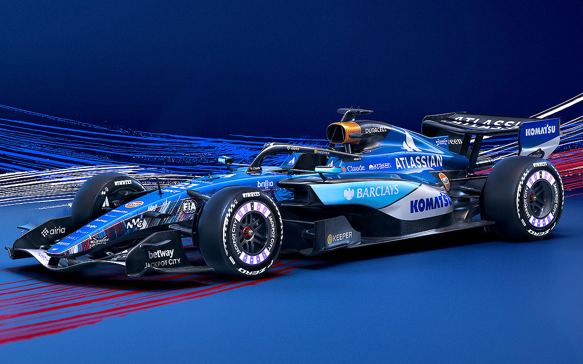 2026年F1イギリスGPでウィリアムズが「FW48」に採用するユニオンジャックに着想を得たスペシャルリバリー、2026年6月29日 (6)