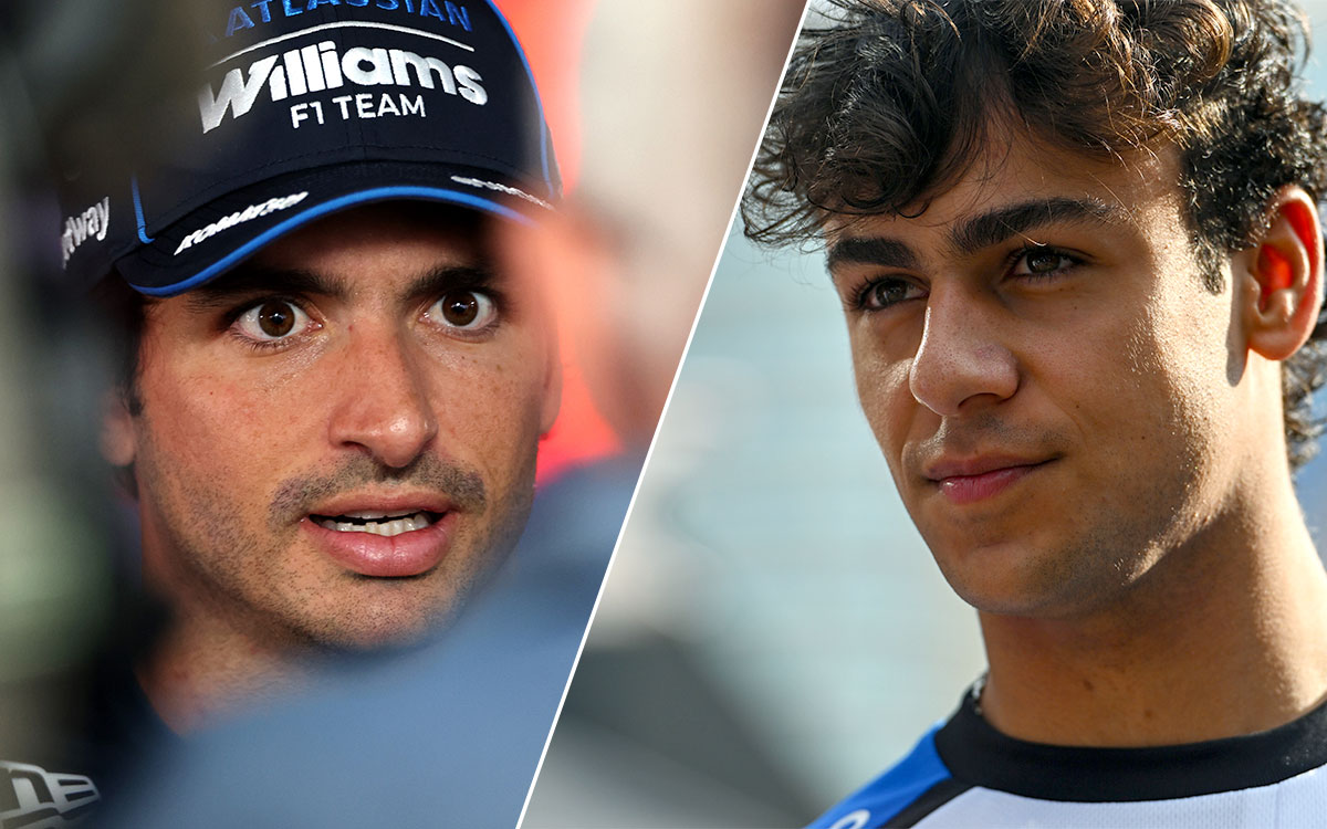 カルロス・サインツ(ウィリアムズ)とアーヴィッド・リンブラッド(レーシング・ブルズ)、2026年9月25日(金) F1アゼルバイジャンGP(バクー市街地コース)